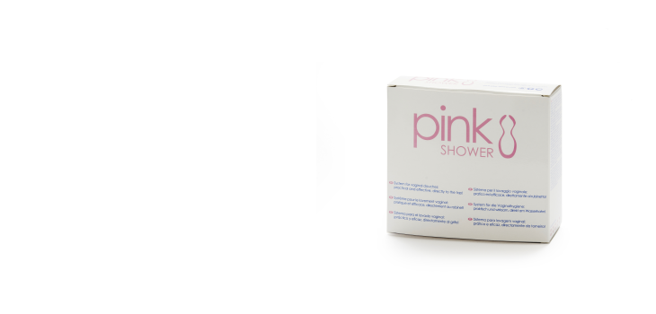 Pink Shower - La pratica lavanda vaginale per l'igiene intima femminile. E' il dispositivo per la doccia vaginale Ideale per candida, vaginite, micosi vaginale ed igiene postmesturale